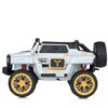 Дитячий повнопривідний електромобіль Ford Bronco Raptor з багажником та ручкою для транспортування, білий