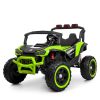 Дитячий електромобіль Bambi Buggi одномісний з задніми амортизаторами, зелений