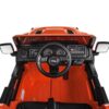 Дитячий повнопривідний електромобіль Bambi Jeep Rubicon (MP3) з багажником, ручкою для транспортування та рухливим капотом, червоний