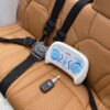 Дитячий двомісний повнопривідний електромобіль Bambi Lexus LX 570 (MP4) з ручкою для транспортування, білий