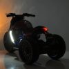Дитячий електромотоцикл Bambi Retro-Motorbike TURBO Series MP3 триколісний, чорний