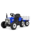 Дитячий електромобіль Bambi Tractor BLOW MX-611 (MP3) з причепом, синій