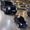 Дитячий повнопривідний електромобіль Bambi Mercedes-Benz AMG G500 (MP3) з додатковими коліщатками та автофарбуванням, чорний