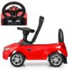 Дитячий толокар Bambi BMW Mini з багажником, червоний