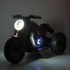 Дитячий електромотоцикл Bambi Retro-Motorbike TURBO Series MP3 триколісний, чорний