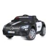 Електромобіль Bambi Mercedes SL500 Police (MP3) дитячий з ручкою для транспортування,чорно-біла