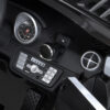 Електромобіль Bambi Mercedes SL500 Police (MP3) дитячий з ручкою для транспортування,чорно-біла