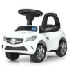 Дитячий толокар Bambi Mercedes Mini з багажником, білий