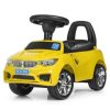 Дитячий толокар Bambi BMW Mini з багажником, жовтий