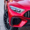 Дитячий двомісний повнопривідний електромобіль Mercedes-Benz AMG SL63 (MP3) з додатковими коліщадками та автофарбуванням, червоний