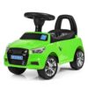 Дитячий толокар Bambi Audi Mini з багажником, зелений