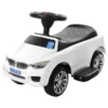 Дитячий толокар-каталка Bambi BMW B з багажником та батьківською ручкою, білий