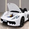 Дитячий двомісний електромобіль Bambi Racer Porsche Cayman до 100 кг, білий
