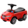 Дитячий толокар-каталка Bambi BMW B з багажником та батьківською ручкою, червоний