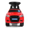 Дитячий толокар Bambi Audi Mini з багажником, червоний