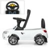 Дитячий толокар Audi Mini з багажником, білий