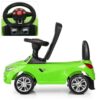 Дитячий толокар Bambi BMW Mini з багажником, зелений