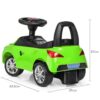 Дитячий толокар Bambi BMW Mini з багажником, зелений