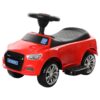 Дитячий толокар-каталка Bambi Audi B з багажником та батьківською ручкою, червоний