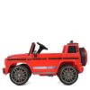 Дитячий електромобіль Bambi Mercedes G63 AMG (MP3) з ручкою для транспортування, червоний