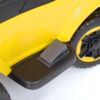 Дитячий толокар-електромобіль Bambi Ford Mega (MP3) з батьківською ручкою та cтрахувальним бампером, жовтий