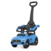 Дитячий толокар-каталка Bambi Mercedes Small з батьківською ручкою, блакитний