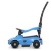 Дитячий толокар-каталка Bambi Mercedes Small з батьківською ручкою, блакитний