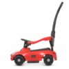 Дитячий толокар-каталка Bambi Mercedes Small з батьківською ручкою, червоний