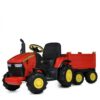 Дитячий електромобіль Bambi Tractor Hello Baby з причепом на пульті керування, червоний