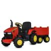 Дитячий електромобіль Bambi Tractor Hello Baby з причепом на пульті керування, червоний