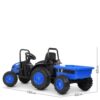 Дитячий електромобіль Bambi Tractor HL 2020 з пультом керування та причепом, синій