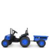 Дитячий електромобіль Bambi Tractor HL 2020 з пультом керування та причепом, синій