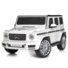 Дитячий повнопривідний електромобіль Bambi Mercedes-Benz AMG G500 (MP3) з додатковими коліщатками, білий
