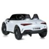 Дитячий двомісний повнопривідний електромобіль Bambi Mercedes-Benz AMG SL63 (MP3) з додатковими коліщадками, білий