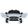 Дитячий двомісний повнопривідний електромобіль Bambi Mercedes-Benz AMG SL63 (MP3) з додатковими коліщадками, білий