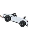 Дитячий двомісний повнопривідний електромобіль Bambi Mercedes-Benz AMG SL63 (MP3) з додатковими коліщадками, білий