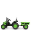 Дитячий електромобіль Bambi Tractor HL 2020 з пультом керування та причепом, зелений