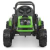 Дитячий електромобіль Bambi Tractor HL 2020 з пультом керування та причепом, зелений