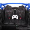 Дитячий двомісний електромобіль Bambi Buggy TURBO RR (MP3) з багажником, синій