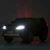 Дитячий двомісний повнопривідний електромобіль Bambi Lexus LX 570 (MP3) з ручкою для транспортування та автофарбуванням, чорний