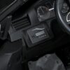 Дитячий двомісний повнопривідний електромобіль Bambi Lexus LX 570 (MP3) з ручкою для транспортування та автофарбуванням, чорний