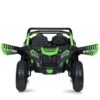 Дитячий двомісний електромобіль Baggy UTV Racing 2000, до 100 кг, до 15 км, зелений