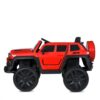 Дитячий повнопривідний електромобіль Bambi Super Wheele з багажником та ручкою для транспортування, червоний