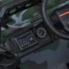 Дитячий електромобіль Bambi Jeep Off-Road Military (MP3) з автофарбуванням та ручкою для транспортування, камуфляж зелений