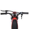Дитячий електромотоцикл Rally Bike 12 Speed Series (24V) з підніжкою для стоянки, до 80 кг, до 16 км/год, червоний