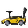 Дитячий толокар-електромобіль Lamborghini Aventador SV, жовтий