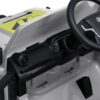 Дитячий електромобіль Bambi Jeep Gravity 41 (MP3) з прожекторами та лопатою, білий