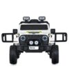 Дитячий електромобіль Bambi Jeep Gravity 41 (MP3) з прожекторами та лопатою, білий