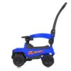 Дитячий толокар-каталка Bambi Jeep Mega Car з батьківською ручкою, синій
