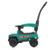 Дитячий толокар-каталка Bambi Jeep Mega Car з батьківською ручкою, зелений